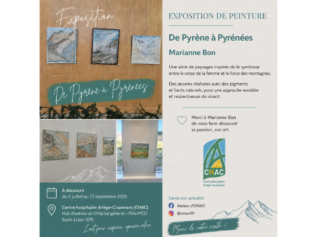 Exposition Marianne Bon au CHAC