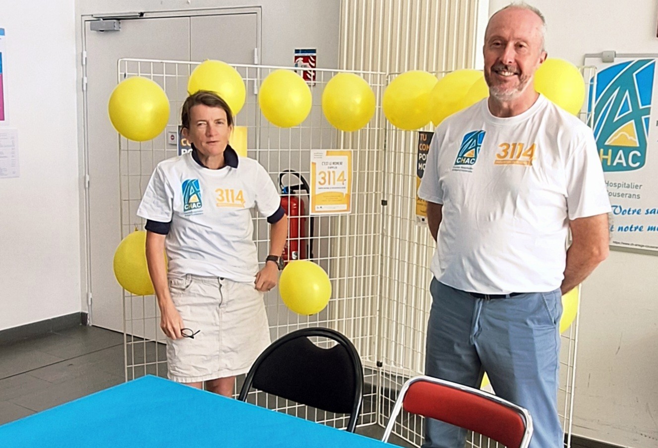 SEPTEMBRE JAUNE : le CHAC poursuit sa mobilisation pour la prévention du suicide